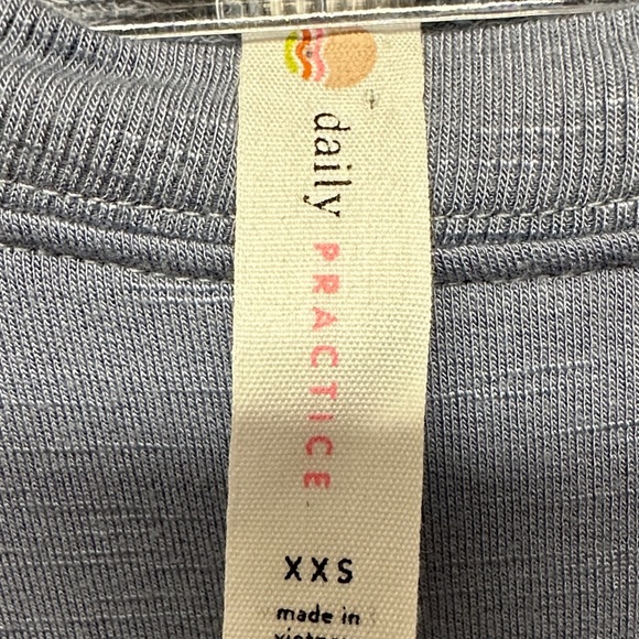 Daily Practice Anthropologie Side-Twist Tee Dress Women’s XXS - Picture 3 of 5